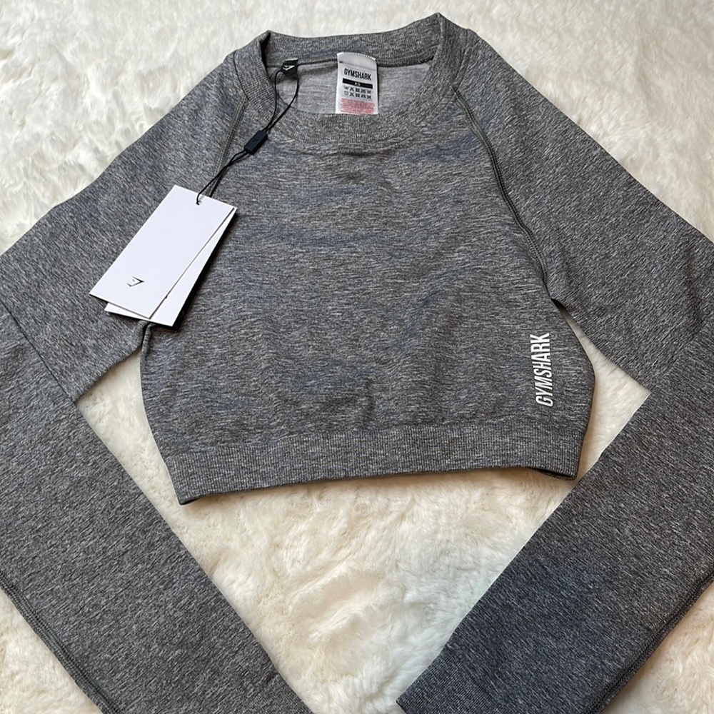Gymshark Adapt Seamless Crop Top - SIZE: XS